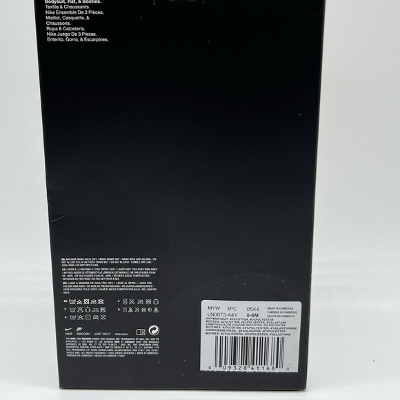 Nike baby 3 piece set pink/white size 0-6 months - Picture 4 of 4